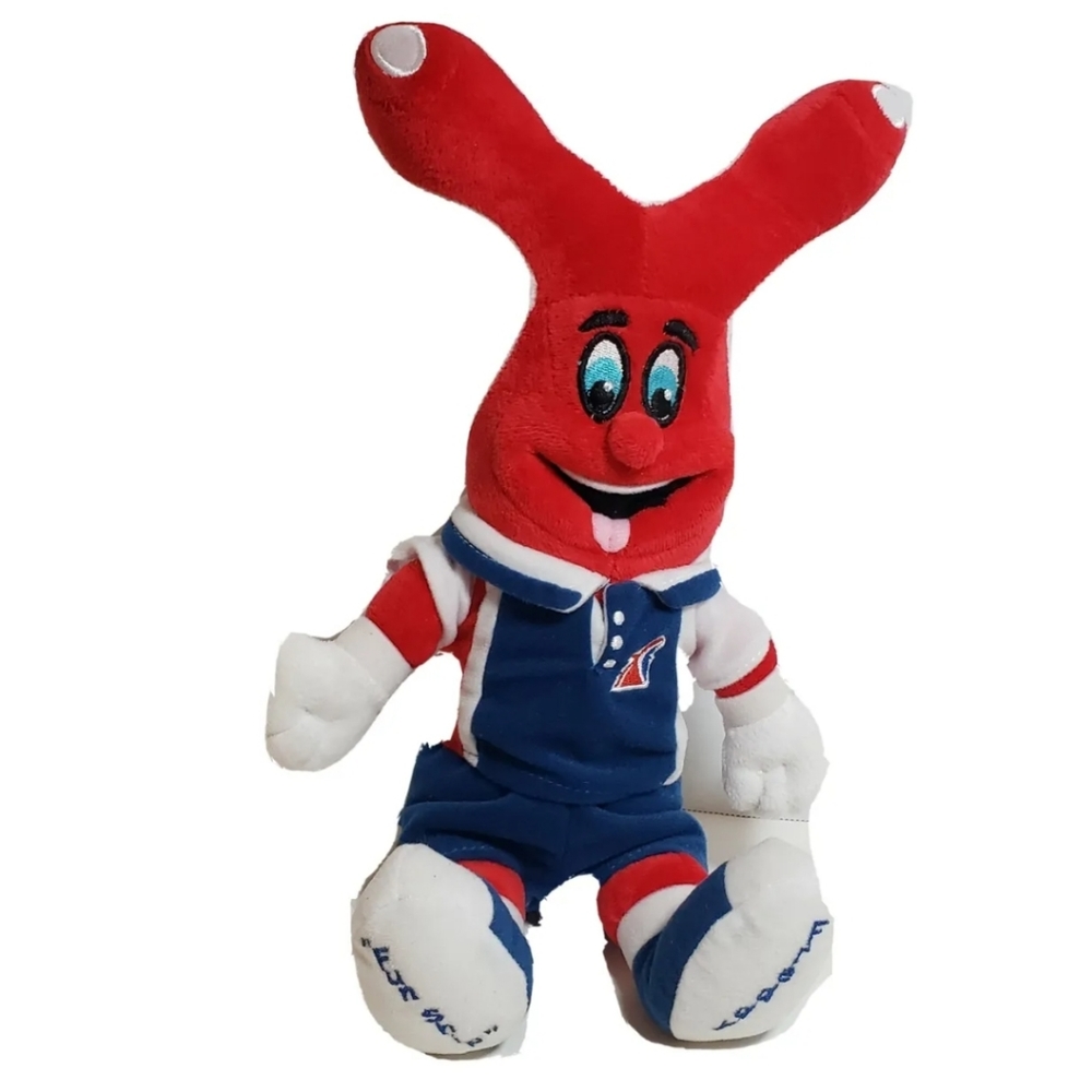 Carnival Cruise 2003 Fun Ship Freddy Plush 12" Red White & Blue Carnival Mascot